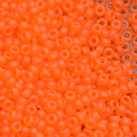 (image for) Miyuki Seed Beads - 11/0 - Matte Transparent Orange