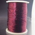 Stringing - 1mm Wire Lace Ribbon - Merlot (Yard)