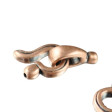 Hook and Eye Clasp - Second Guess - Antiqued Copper