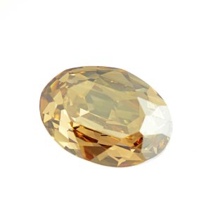 (image for) Swarovski Fancy Stone - 18x25mm Faceted Oval (4120) - Crystal Golden Shadow