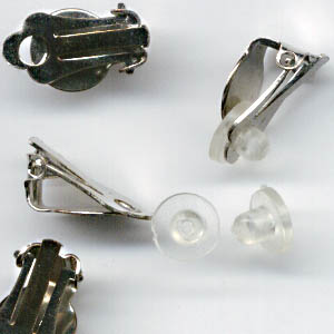 clip on earring findings