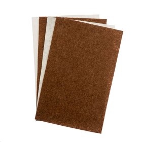 (image for) GoodFelt Beading Foundation - 5x8in - Brown and Pearl (Pack 4)