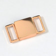 Magnetic Clasp Square Bar - Rose Gold Plated