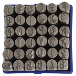 Tools - 6mm Shape Stamp/Punch Collection - UPPERCASE Basic (Set)