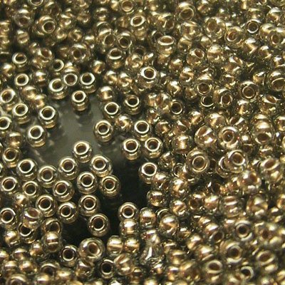 Japanese Seedbeads - 11/0 Toho Seedbeads - Bronze-Lined Black Diamond